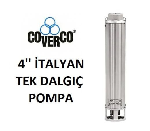 Coverco İtalyan 2/14- 4'' Tek Dalgıç Pompa 94 Mss - 1 HP