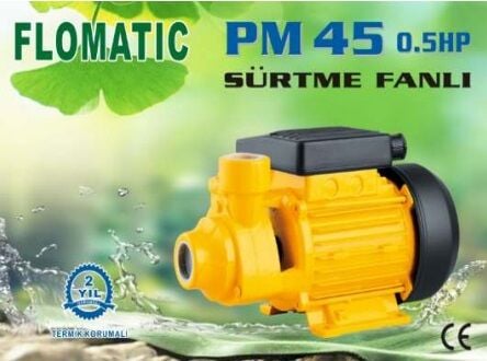 Flomatic PM 45 Periferik Pompa Su Pompası 0.5 HP