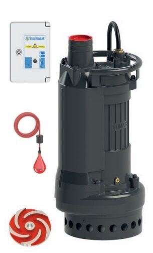 Sumak SDT 50/3Z Döküm Göv. Soğutmalı Drenaj Pompası 5.5 HP