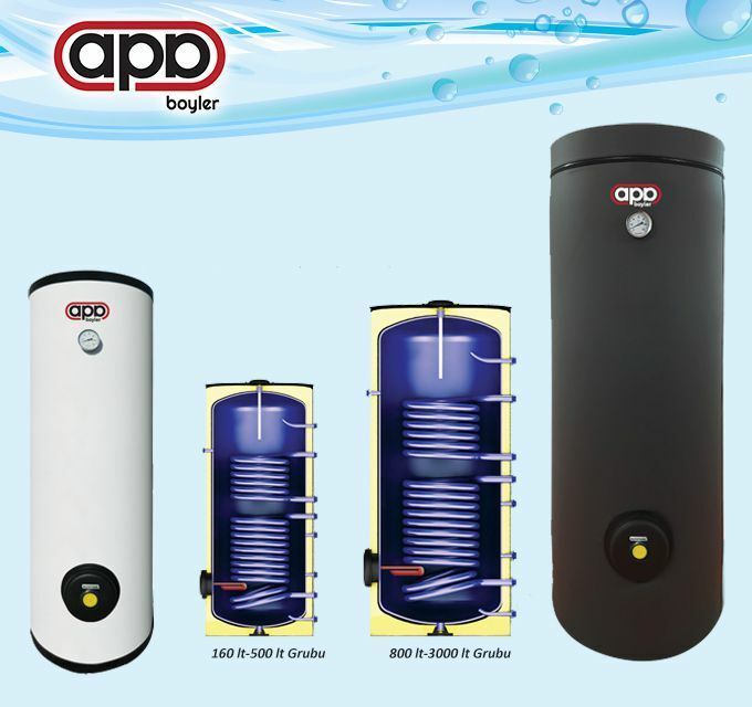 Apa Boyler 1500 LT Çift Serpantinli Boyler