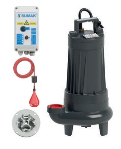 Sumak SBRT 30/2-P Özel Bıçaklı Foseptik Pompası 3 HP