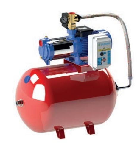 Sumak SYMH12 300/6 Kademeli Hidrofor Sessiz 10 Kat 32 Daire 3 HP