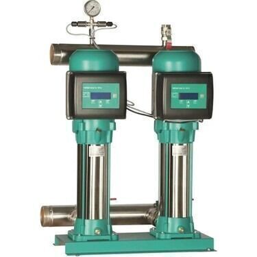 Wilo Initial Hi-Smart 2-407-3/16/T/E-4 İki Pompalı Entegre Frekans Konvertörlü Hidrofor 14 Kat 70 Daire