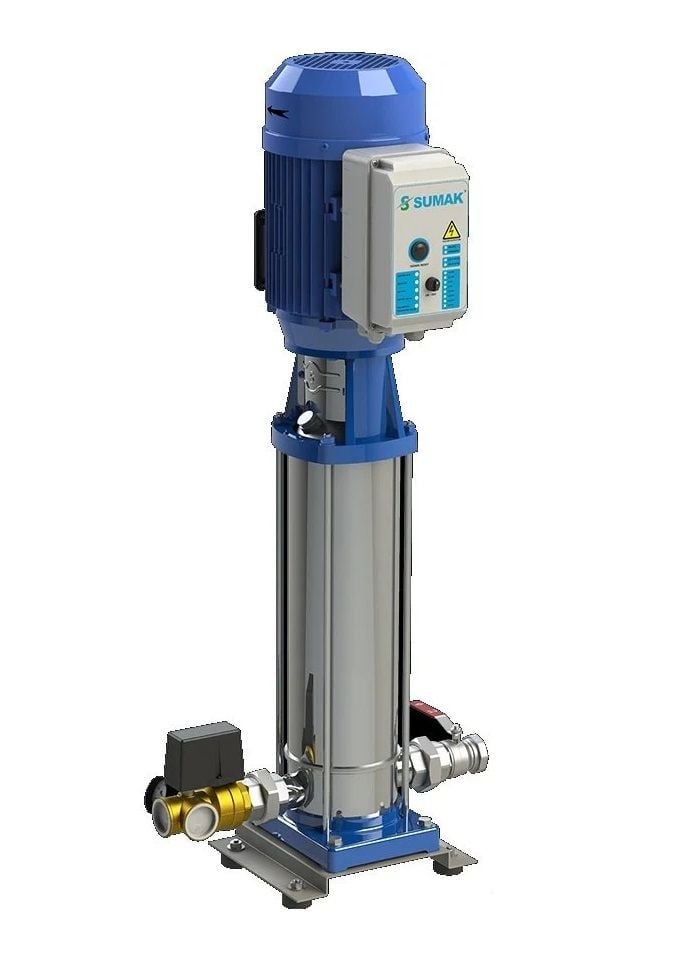 Sumak SHTP16 A 750/14 Tek Pom. Paslanmaz Hidrofor 7.5 HP 22 Kat 48 Daire - 380V