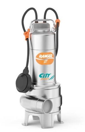 City İtalyan Ranger ST 10/35 M Paslanmaz Foseptik Dalgıç Pompa 1 HP