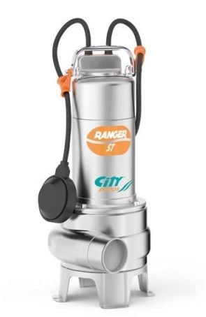 City İtalyan Ranger ST 10/50 M Paslanmaz Foseptik Dalgıç Pompa 1 HP