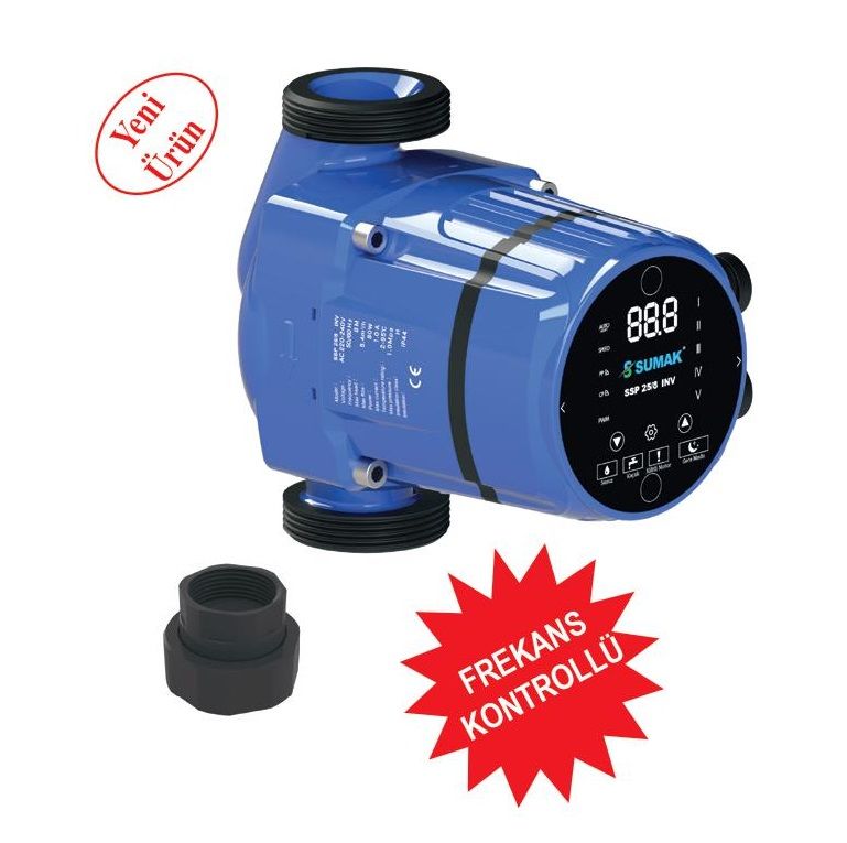 Sumak  SSP 32/10 INV Fre. Kon. Sirkülasyon Pompası 1 1/4\'\' 180 MM