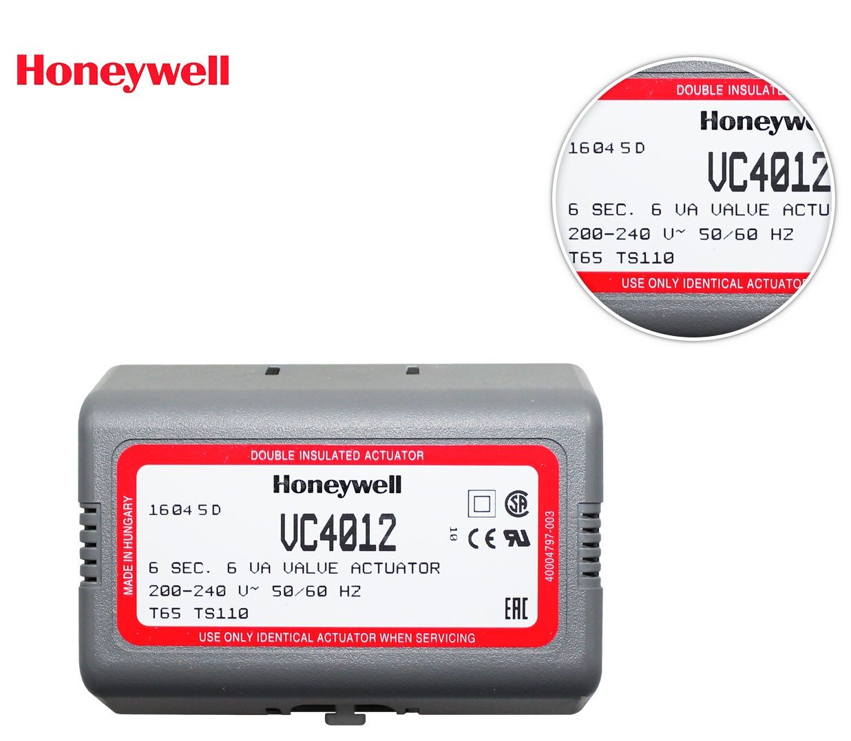 Honeywell VC4012ZZ00 Motor Molex Soketli Kablosuz 220 V