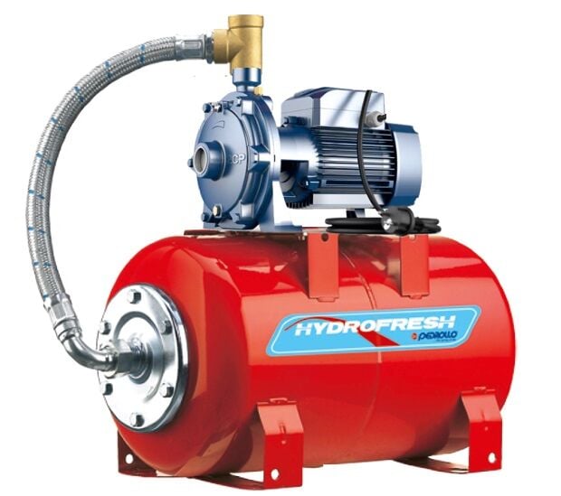 Pedrollo CB1-2CPm 25 / 130N Tek Kademeli Hidrofor 50 LT Tanklı 1 HP 4 Kat 20 Daire