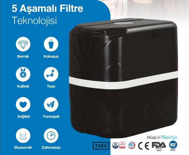 Aqua X Bold Su Arıtma Cihazı 8 LT Tanklı 5 Filtreli - Aquatürk